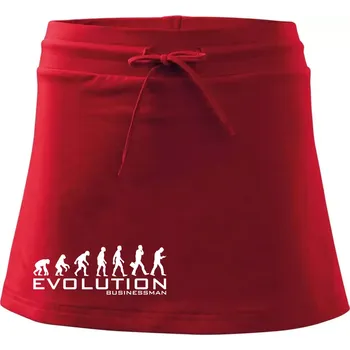 Dámská sukně Evoluce Businessman - Sportovní sukně - two in one - S ( Červená )