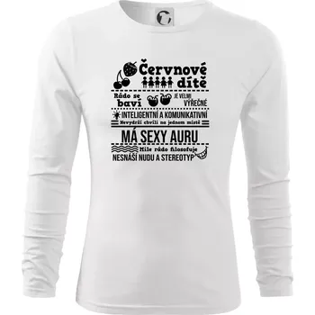 Pánské oblečení Narozeniny červen - Triko s dlouhým rukávem FIT-T long sleeve - M ( Bílá )