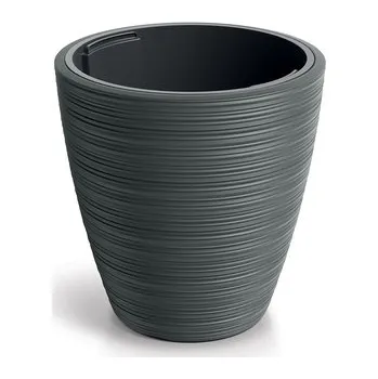 Květináč Květináč VENA ROUND 29,9 cm - barva: tmavě šedá (cs, PROSPERPLAST)