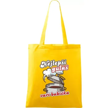 Nejlepší guláš vaří babička - Taška bavlněná - 42 x 38 cm ( Žlutá )