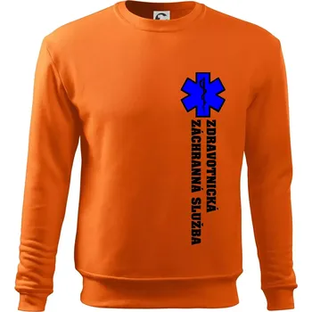 Pánská mikina Hvězda života - zdravotnická záchranná služba - Mikina Essential pánská - 2XL ( Oranžová )
