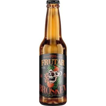 Limonáda Podorlický FRUTAR broskev 0,33l - ovocný radler