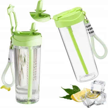 Láhev BUTELKA Z RURKĄ NA VODU ISOTONIC NÁPOJ S NÁUSTKEM A BRČKEM LAHEV NA PITÍ DO POSILOVNY