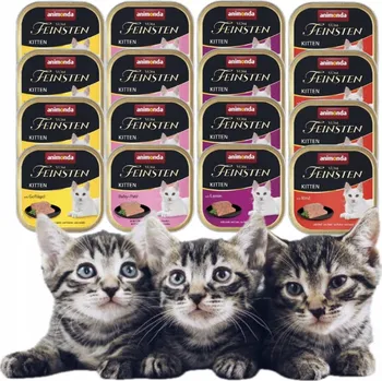 Krmivo pro kočku Vlhké Krmivo pro koťata Animonda Vom Feinsten Kitten Mix Chutí 16 ks * 100g