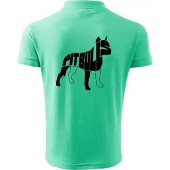 Pánská košile Pit Bull Teriér - Polokošile pánská Pique Polo 203 - 4XL ( Mátová )