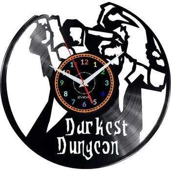 Hodiny DARKEST DUNGEON VIDEO GAME HODINY NÁSTĚNNÉ DEKORATIVNÍ MODERNÍ VINYLOVÁ DESKA
