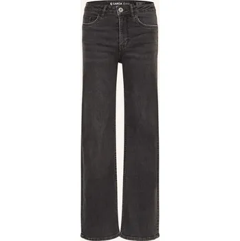 Garcia Dívčí Džíny Straight Fit, tmavě šedá, 158