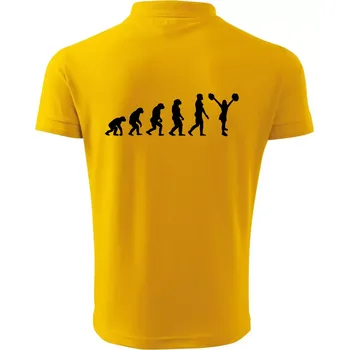 Pánská košile Evolution cheerleading - roztleskávačka - Polokošile pánská Pique Polo 203 - 4XL ( Žlutá )