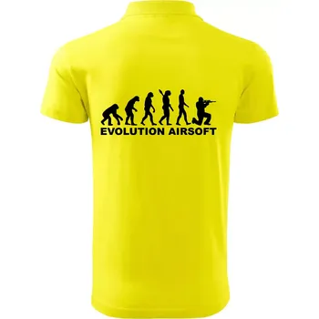 Pánská košile Evoluce airsoft - Polokošile pánská Pique Polo 203 - 4XL ( Citrónová )