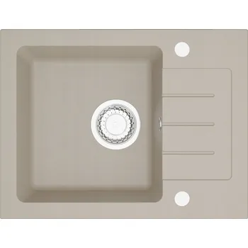 Granitový dřez Jednokomorový dřez DARFOR DG014 granit béžový