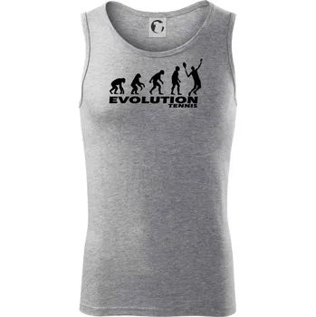Evoluce tenis kluk - Tílko pánské Core - L ( Tmavě šedý melír )