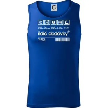 Čárový kód - řidič dodávky - Tílko pánské Core - 2XL ( Královská modrá )