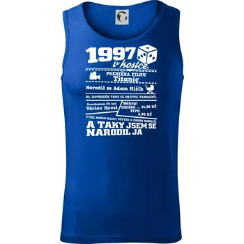 1997 v kostce - Tílko pánské Core - L ( Královská modrá )