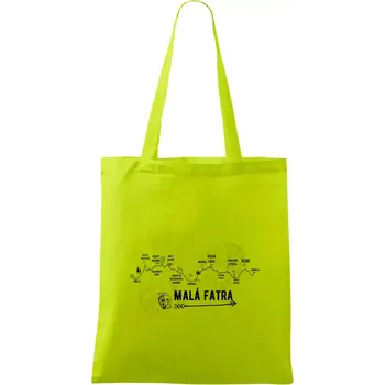 Profil kopca - Malá fatra - Taška bavlněná - 42 x 38 cm ( Limetková )