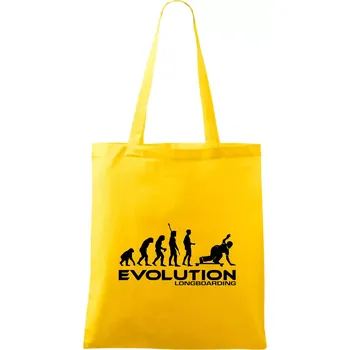 Evoluce longboard - Taška bavlněná - 42 x 38 cm ( Žlutá )