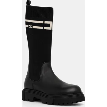Dívčí holínky Dětské holínky Elisabetta Franchi černá barva, F4A6-E0427 F4A6.E0427 99X, EUR 35