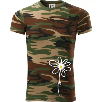 Pánská móda Kopretina - dole na výšku - Army CAMOUFLAGE - XL ( Hnědý maskáč )