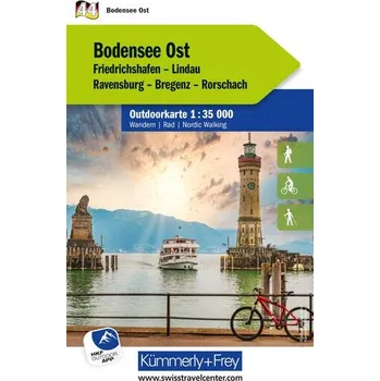 Kümmerly+Frey Outdoorkarte Deutschland 44 Bodensee Ost 1:35.000