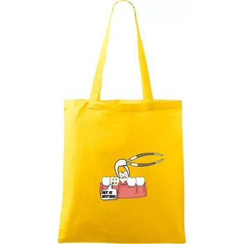 Moc se nevytahuj - zubař - Taška bavlněná - 42 x 38 cm ( Žlutá )