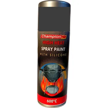 Barva ve spreji Champion žáruvzdorný smalt ve spreji, hliníkový, do 600 °C
