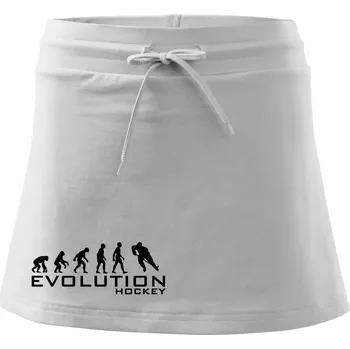 Dámská sukně Evoluce Hockey - hráč - Sportovní sukně - two in one - M ( Bílá )