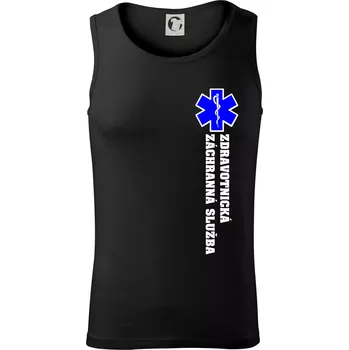 Hvězda života - zdravotnická záchranná služba - Tílko pánské Core - M ( Černá )