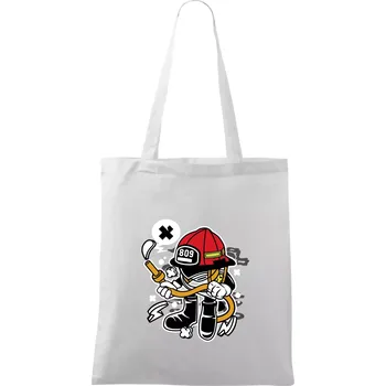 Fajrákmen - Taška bavlněná - 42 x 38 cm ( Bílá )