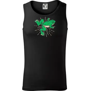 Pánské termoprádlo Žába zelená kreslená - Tílko pánské Core - 2XL ( Černá )