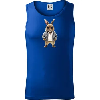 Králík v bundičce - Tílko pánské Core - 2XL ( Královská modrá )