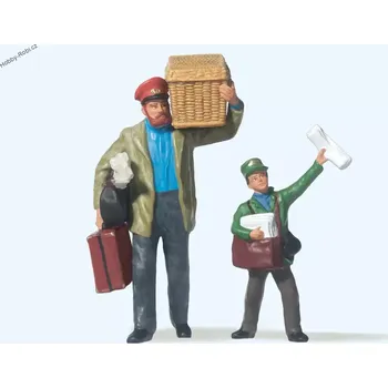 Modelová železnice Postavičky Na peróně G - Preiser 45063 (Zahradní železnice)