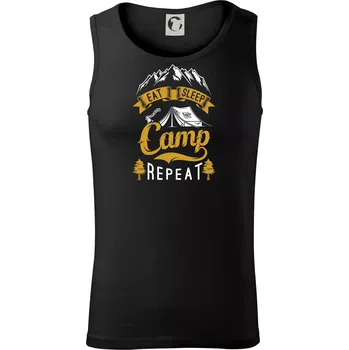 Pánské termoprádlo Eat Sleep Camp Repeat - Tílko pánské Core - M ( Černá )