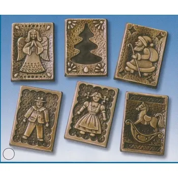 Forma na pečení FORMA FORMY FORMIČKY NA ČOKOLÁDU MARCIPÁN VÁNOCE