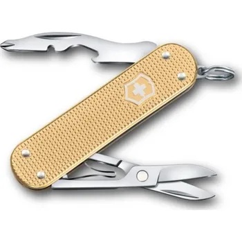 kapesní nůž Švýcarský nůž bez nože Victorinox Companion S Alox 58 mm - zlatý