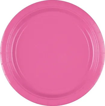 Jednorázové nádobí Papírový tácek 22,8cm 8ks růžový - Amscan