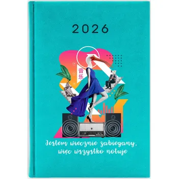 Kalendář Knižní kalendář 2026 A5 modrý