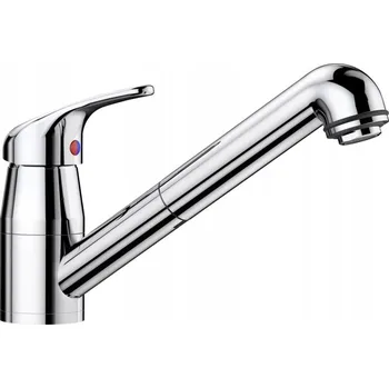 Vodovodní baterie Kuchyňská stojánková baterie Blanco Daras-S-F stříbrná