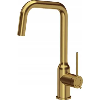 Vodovodní baterie Kuchyňská stojánková baterie Quadron Natalie Q Line stříbrná