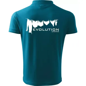 Pánská košile Evoluce spodního prádla - Polokošile pánská Pique Polo 203 - 3XL ( Tmavý tyrkys )