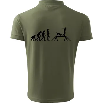 Pánská košile Evoluce agility žena - Polokošile pánská Pique Polo 203 - 4XL ( Khaki )
