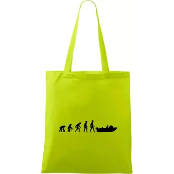 Evoluce člun - Taška bavlněná - 42 x 38 cm ( Limetková )