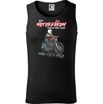 Být motorkářem nebyla moje volba cesťák - Tílko pánské Core - 2XL ( Černá )