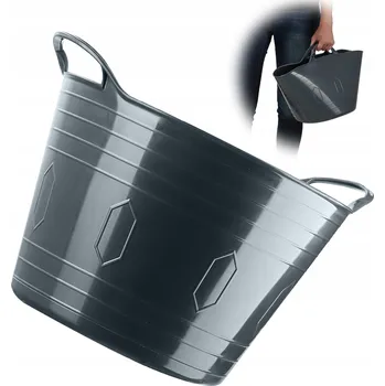 Kulatý mísa Kadax 15 l šedá