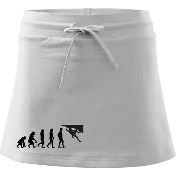 Dámská sukně Evoluce bouldering - Sportovní sukně - two in one - S ( Bílá )