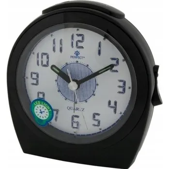 Budík Budík Quartz PERFECT s LED podsvícením