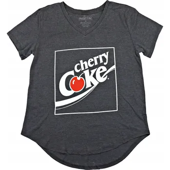 Dámské dětské Tričko Coca-Cola Cherry Drink Logo Nápis vel. M