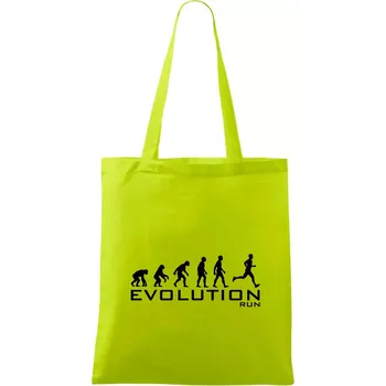 Evoluce Run - Taška bavlněná - 42 x 38 cm ( Limetková )