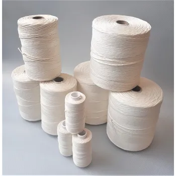 Obalový materiál Řeznický motouz č. 3 - 250g, bílý, 100% LEN,