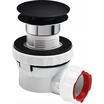 Sifon WIRQUIN UMYVADLOVÝ SIFON NANO KLIK-KLAK, ČERNÝ MAT