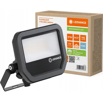 LED Reflektor Halogen 17W 2400lm 6500K IP66 Černý LEDVANCE Floodlight