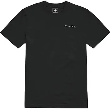 Pánské tričko tričko Emerica Lockup - Black XXL